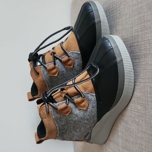 Sorel Ankle Boots in Black, Gray, and Tan
